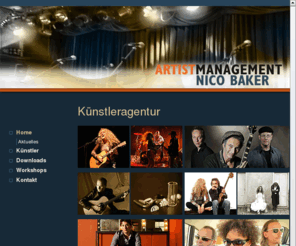 nicobaker.com: Home | Artist Management Nico Baker
Home | Artist Management Nico Baker