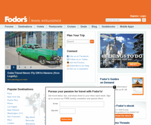 fodors.com: Fodor's Travel Guides - Plan Your Trip Online
Read Fodor's reviews to find the best travel destinations, hotels and restaurants. Plan your trip online with Fodor's.