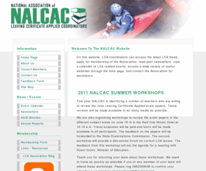 lca-association.com: NALCAC | National Association Leaving Certificate Applied Coordinators | LCA Association
Promoting the role of LCA Coordinators in the contribution to the ongoing growth and development of the Leaving Certificate Applied.