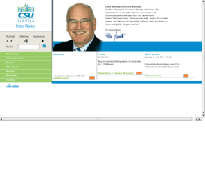 peter-winter.net: CSU - FRAKTION IM BAYERISCHEN LANDTAG
Startseite