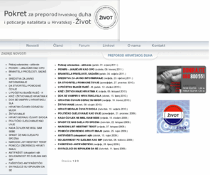 preporodhrvatskogduha.hr: Preporod Hrvatskog Duha - Život
