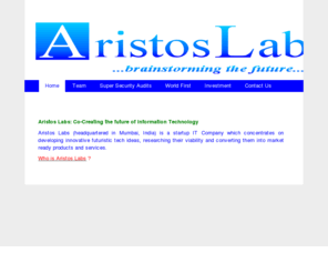 aristoslabs.com: Welcome to Aristos Labs
Aristos Labs, ...brainstorming the future...