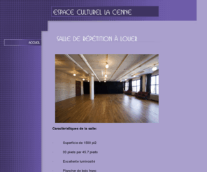 lacenne.com: LA CENNE
location de salle de répétition 