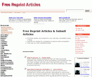 free-reprint-articles.com: Free Reprint Articles
Free Reprint Articles