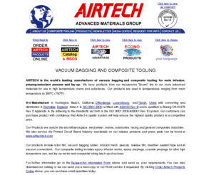 releasefilm.com: AIRTECH International, INC.
Manufacturers of vacuum bagging and composite tooling materials, specializing in nylon films and release films.