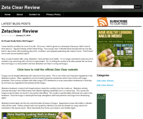 zetaclear-reviews.net: Zetaclear Review - SCAM or Does it really works?
Don't buy Zetaclear until you have read this Zetaclear review and also discover the real truth about the popular nail fungus treatment.