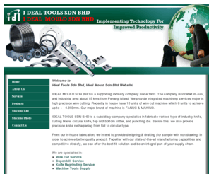 idl-my.com: Home
Wire Cut Service, Superdrill Service, Knife Regrinding Service, Machine Tools Supply