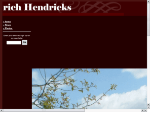 richhendricks.com: rich Hendricks
Official website of Buffalo based musician rich Hendricks.