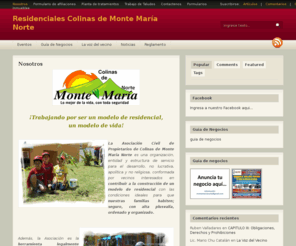 colinasdemontemarianorte.org: Residenciales Colinas de Monte María Norte | 
