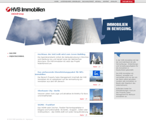 hvbgebaeude.com: HVB Immobilien AG - Büros und mehr...
Die HVB Immobilien AG ist die Immobiliengesellschaft der HypoVereinsbank. Die Adresse für Büros, Läden, Gewerbeflächen, Grundstücke und Wohnungen in ganz Deutschland