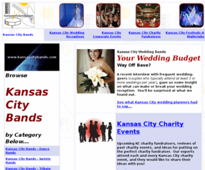 kansascitybands.com: Kansas City Bands - Kansas City Band and DJ Booking - Kansas City Bands
Kansas City Bands and DJ booking - Kansas City bands for wedding receptions, corporate events, charity fundraisers, festivals and nightclubs.