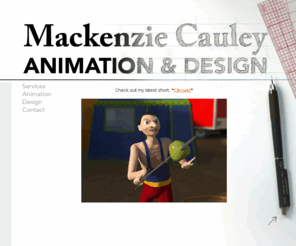 mackenziecauley.com: Mackenzie Cauley Animation & Design
Services offered in animation and web design. Check out the work in my portfolio.