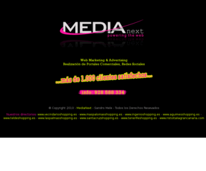 medianext.es: MediaNext, Web Marketing & Advertising, Realización de Portales Comerciales y Redes Sociales
