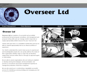 overseerltd.com: Overseer Ltd
Overseer Ltd -- IT & Telecomm . Health . Utilities . Construction . Public Sector .