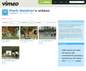 stimsonbp.com: Mark Weidner's videos on Vimeo
Vimeo is a respectful community of creative people who are passionate about sharing the videos they make. Use Vimeo if you want the best tools and highest quality video in the universe.