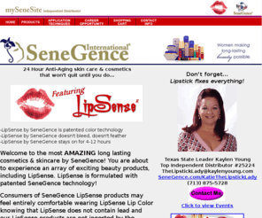 thelipsticklady.biz: LipSense by SeneGence | The Lipstick Lady
LipSense by SeneGence - the most AMAZING long lasting cosmetics & skincare. Patented color technology for Kiss-Proof lipstick, eyelashes, and makeup.