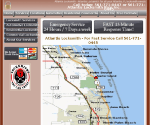 atlantislocksmithpros.com: Atlantis Locksmith | Locksmith in Atlantis | Atlantis FL locksmith
24/7 Atlantis locksmith service.  Atlantis Locksmith is your one stop Atlantis locksmith with a quick 15 minute response time. Contact Atlantis Locksmith for all your Atlantis locksmith and security needs.