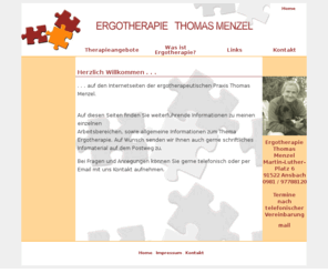 ergotherapie-menzel.de: Ergotherapie in Ansbach
Ergotherapie Thomas Menzel, Ansbach