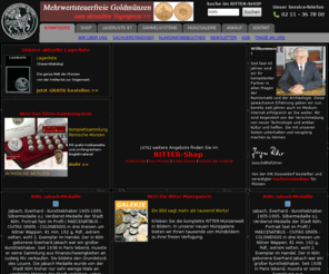 muenzen-ritter.com: Münzhandlung Ritter - Die ganze Welt der Münzen
Ihre Fachhandlung für Münzen von der Antike bis zur Gegenwart