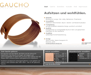 signifikant-design.com: Gaucho - handgefertigte Hocker aus edelstem Holz
