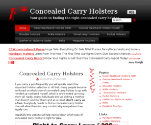 leatherholsters.org: Concealed Carry Holsters
