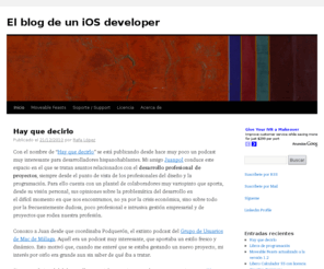 loreman.net: El blog de un iOS developer
Blog personal de un desarrollador indie de iOS. Hablo de mis programas y sobre programación iOS en general.