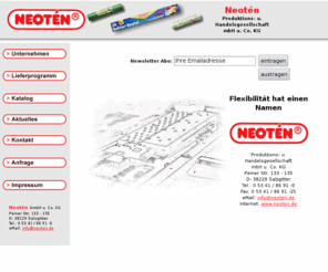 neoten.com: Neotén Verpackungen, Folien, Säcke und Tüten - Flexibilität hat Ihren Namen
Neotén Verpackungen, Folien, Säcke und Tüten - Flexibilität hat Ihren Namen