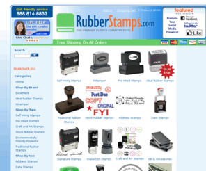 orderrubberstamps.com: Rubber Stamps | Custom Rubber Stamps | Customized Rubber Stamps | Rubber Stamp | RubberStamps.Com
The Rubber Stamp Store offers free shipping. You can order custom rubber stamps at affordable prices. Shop at RubberStamps.com on your next rubber stamp purchase and get free shipping! For quality and fast service on rubber stamps and ink pads, shop with The Rubber Stamps Store today! 