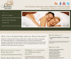 padentalsleepmedicine.com: Sleep Apnea / Dental Sleep Medicine - Southampton PA | Sattler Family & Cosmetic Dentistry
Snoring can be annoying but it can also be a symptom of a sleeping disorder and Sattler Family and Cosmetic Dentistry can help! Call us today.