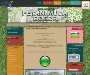 petanimudabogor.com: Online Landscape Indonesia
petani muda bogor menyediakan berbagai jenis tanaman hias atau lanskap seperti  anthurium, anggrek, rumput gajah mini, palm, pandan bali, bambu, sengon, dan lain sebagainya. Peternakan kambing, penggemukan kambing dan domba