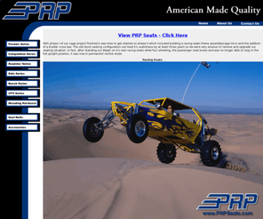 racing-seats.com: racing seats from PRP
PRP off road racing seats. Custom American quality racing seats for your buggy, jeep or ATV