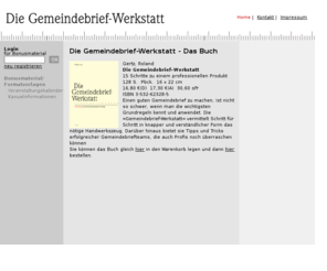 gemeindebriefwerkstatt.de: Die Gemeindebrief-Werkstatt
Your description here...