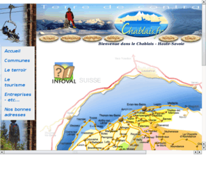 valleedugiffre.com: A découvrir dans le Chablais
Le massif du Chablais est situé dans les Alpes du Nord, entre le Massif du Mont-Blanc et le Lac Léman. Le Chablais se divise en deux parties, le bas-Chablais (Evian, Thonon ...) et le haut-Chablais (Morzine, Avoriaz, Châtel..). 