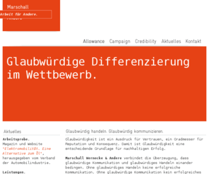 bettermap.net: Marschall Wernecke & Andere - Glaubwürdig handeln. Glaubwürdig kommunizieren.
Marschall Wernecke & Andere -- CSR-Beratung, Kommunikationsberatung, Strategie, Konzept, Umsetzung. Kampagnen, Kommunikation, Agenda Setting, CSR-Partnerschaften. Alles aus einer Hand.