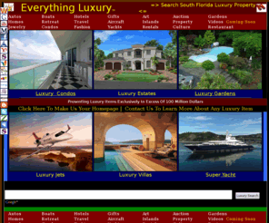 del.mobi: Luxury @ Everything Luxury.com-Worlds Largest Luxury Network
Everything Luxury An International Directory Of The Worlds Finest Luxury Lifestyle Providers. We match Buyer & Seller with luxury items.