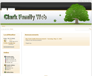 majorpoo.com: Clark Family Web Home
Clark Family Web Home