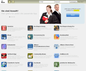 myright.info: JUSMEUM - Rechtsanwälte, Gesetze, Tarifverträge & mehr finden
Bei JUSMEUM finden Sie alles zu Recht & Gesetz: Gesetze, Gerichtsurteile, Rechtsanwälte, Kanzleien, Tarifverträge und ein juristisches Netzwerk.