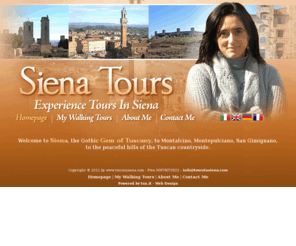 toursinsiena.com: Homepage - Siena Tours Experience Tours in Siena
Experience Tours in Siena, Welcome to Siena, the Gothic Gem of Tuscany, to Montalcino, Montepulciano, San Gimignano, to the peaceful hills of the Tuscan countryside.  Homepage Siena Tours Experience Tours in Siena