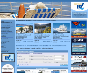 wt-kreuzfahrten.de: WT-Seereisen, Hochseekreuzfahrten - Kreuzfahrten auf Hochsee-Schiffen vieler Reedereien
WT-Seereisen, 
