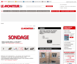 e-construction.mobi: L'actualité du Btp et de la construction - Le Moniteur.fr
Retrouvez toute l'actualité et les services du btp et de la construction sur lemoniteur.fr