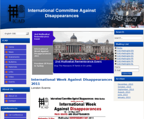 icad-int.org: International Committee Against Disappearances
International Committee Against Disappearances - ICAD