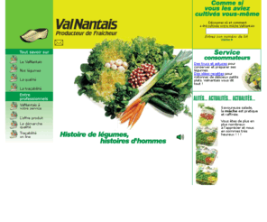 valnantais.com: Val Nantais
Val Nantais  première coopérative maraîchère, terroir, recettes, trucs et astuces, tracez votre mâche