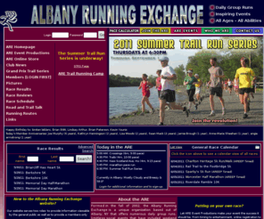 americanrunningexchange.com: Albany Running Exchange
The ultimate resource for running in New York's Capital Region. Includes course maps, pictures, results, recaps from events, and more