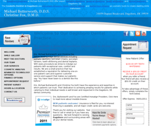 dagsborodentist.com: Dagsboro Dentist - Welcome to Our Dagsboro Dental Practice
Dagsboro Dentists, Dr. Michael Butterworth and Dr. Christine Fox are two of the most advanced and highly respected dentists in Dagsboro DE and the surrounding areas.  They offer the very best cosmetic, family and restorative dental care in a comfortable and friendly environment.
