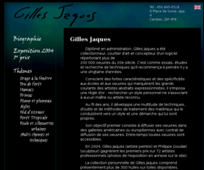 gillesjaques.com: Gilles Jaques
Nouveau style, école et techniques.