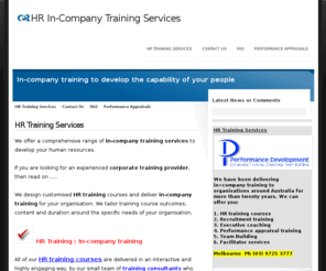 hr-trainingservices.com.au: Training Services, HR Training, In-company training,
Training services and in-company training to develop the capability of your people