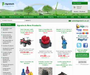 agratechnw.com: Agricultural SprayTips, Spray Tips & Amenity Spray Nozzles & spare parts available to buy online 24 hrs a day 7 days a week from Agratech - The Crop Sprayer Specialists
Agricultural Spraytips and Spray Tips, Amenity Spraying machinery and spare parts available to purchase online 24 hrs a day 7 days a week
