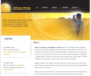 amcbauxite.com: Alliance Mining Commodities Limited
Alliance Mining Commodities Limited, AMC