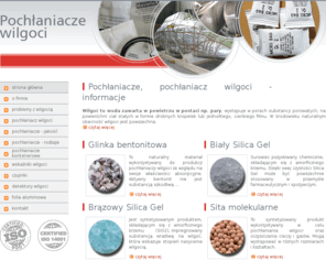 pochlaniacze-wilgoci.com: Pochłaniacz wilgoci, pochłaniacze wilgoci, folia aluminiowa
Produkty likwidujące problemy z wilgocią - pochłaniacz i pochłaniacze wilgoci, folie aluminiowe, czujniki i detektory wilgoci, wskaźniki wilgoci.