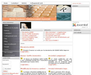 studiocanducci.com: Canducci & Associati - Commercialisti - Home
Joomla - the dynamic portal engine and content management system